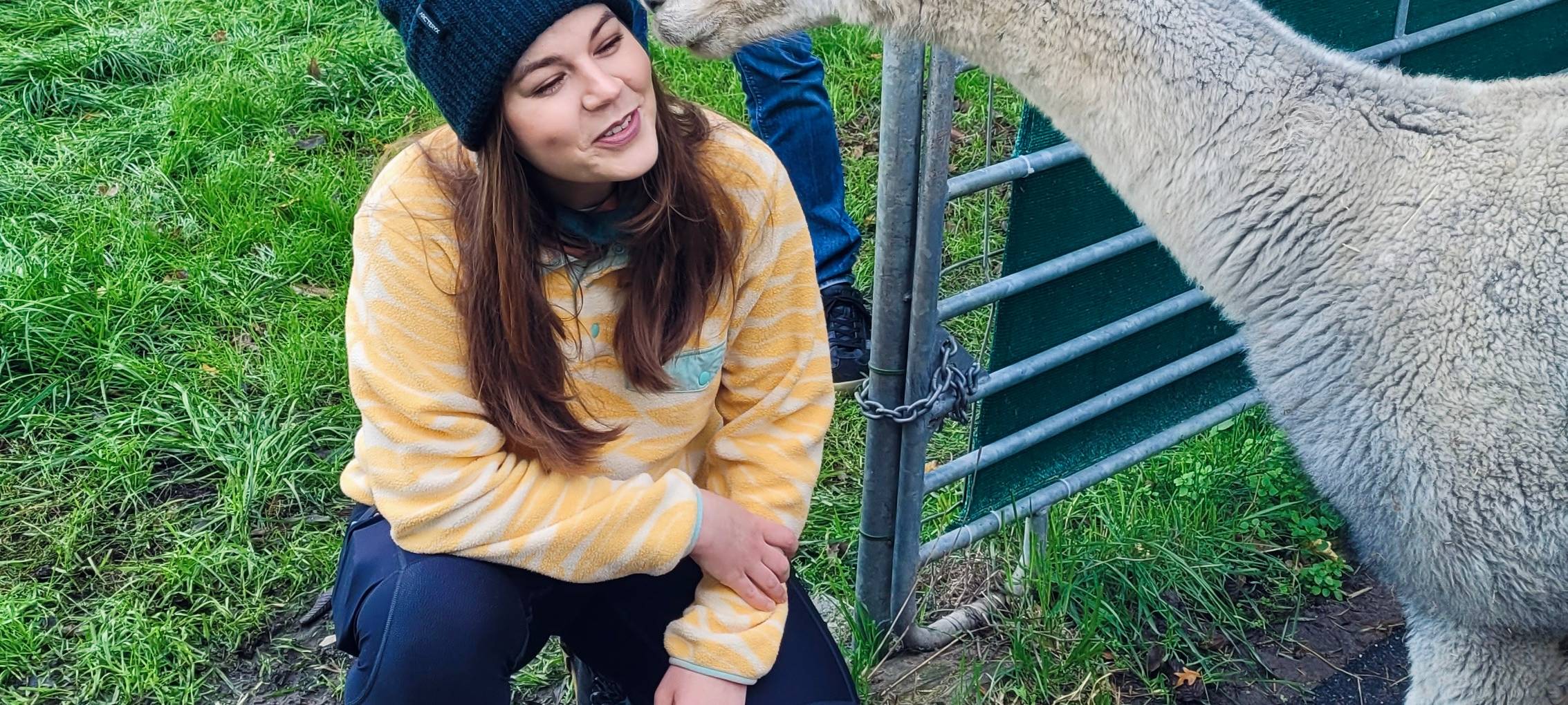 "Zu Besuch": Alina, Dennis & die Alpakas