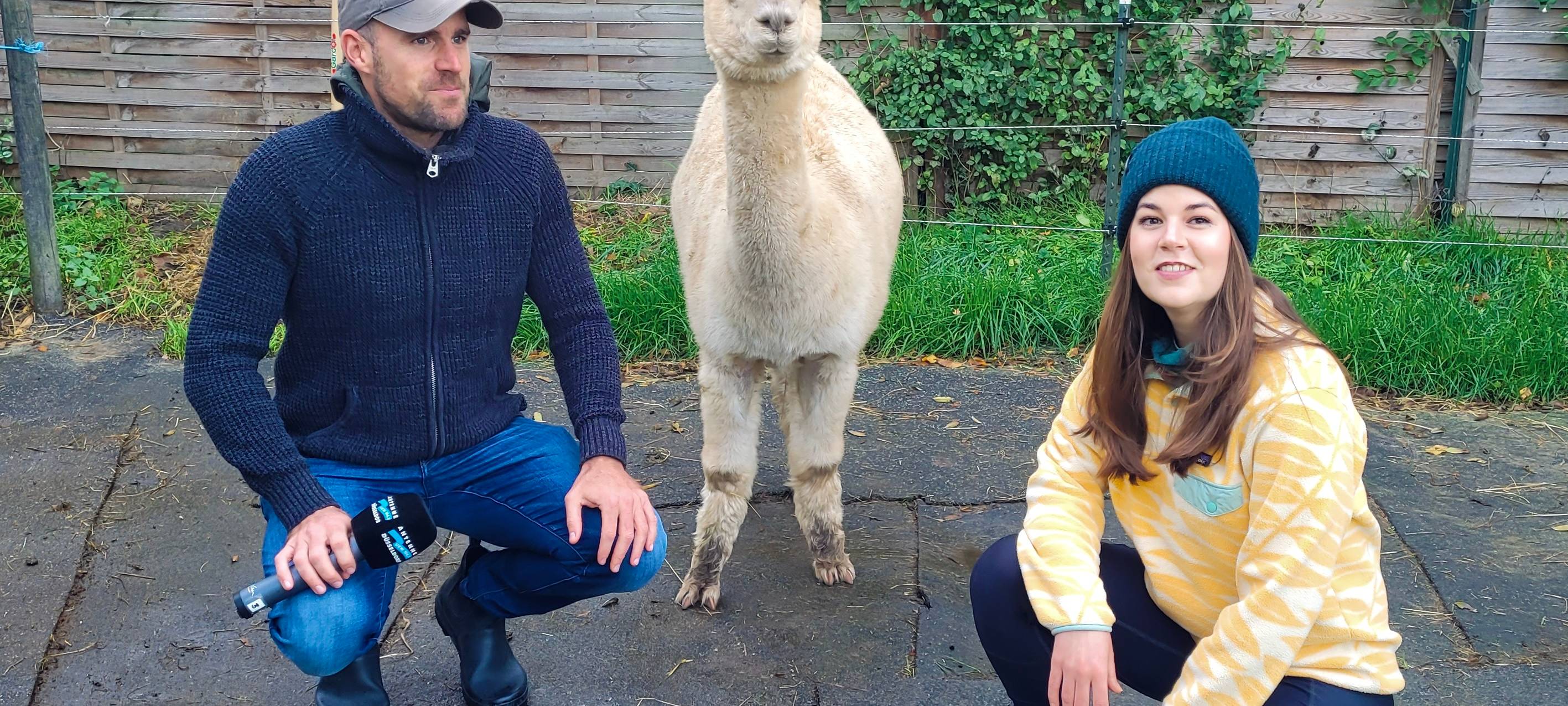 "Zu Besuch": Alina, Dennis & die Alpakas