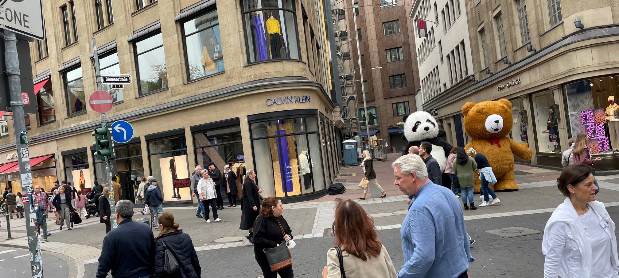 Düsseldorf: Viel los am Wochenende in der Innenstadt