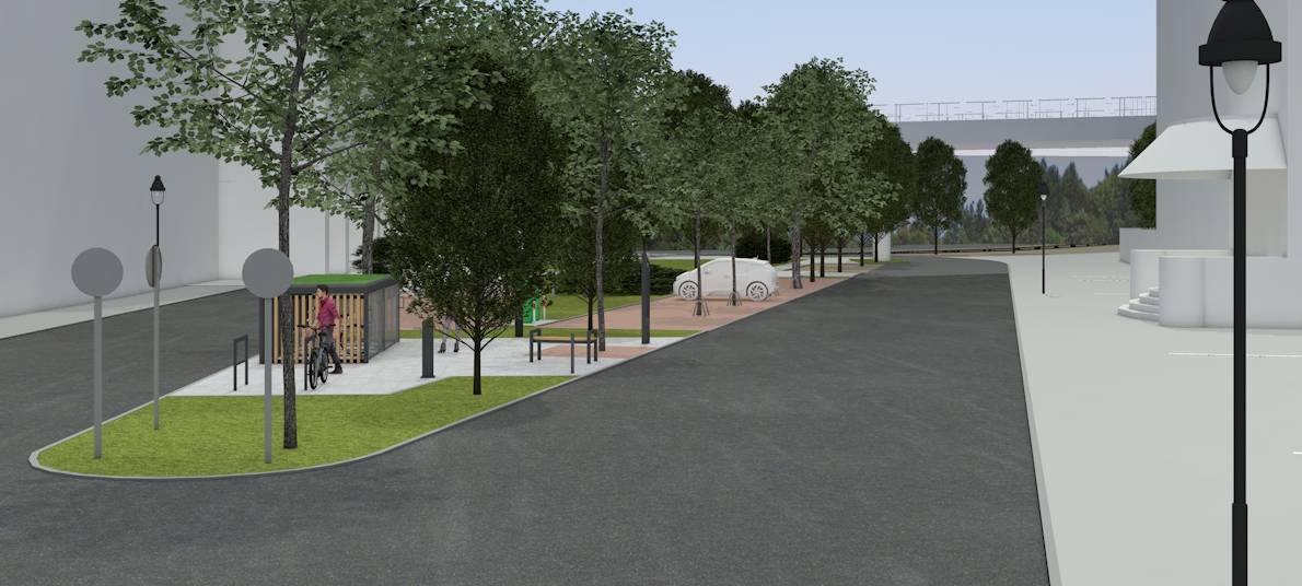 Düsseldorf: Mobilitätsstation Horionplatz wird eröffnet