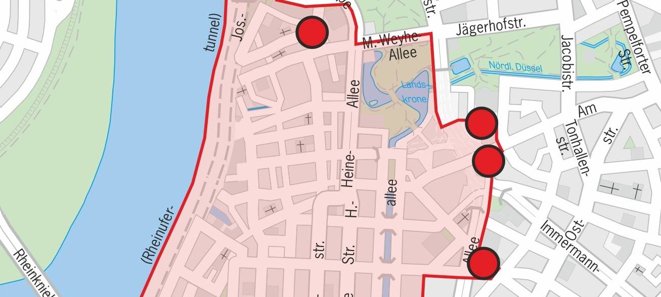 Düsseldorf: Sharing-Stationen an Karneval