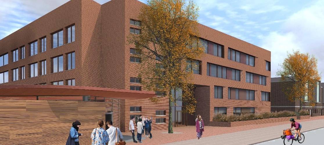 Richtfest am Düsseldorfer Comenius-Gymnasium