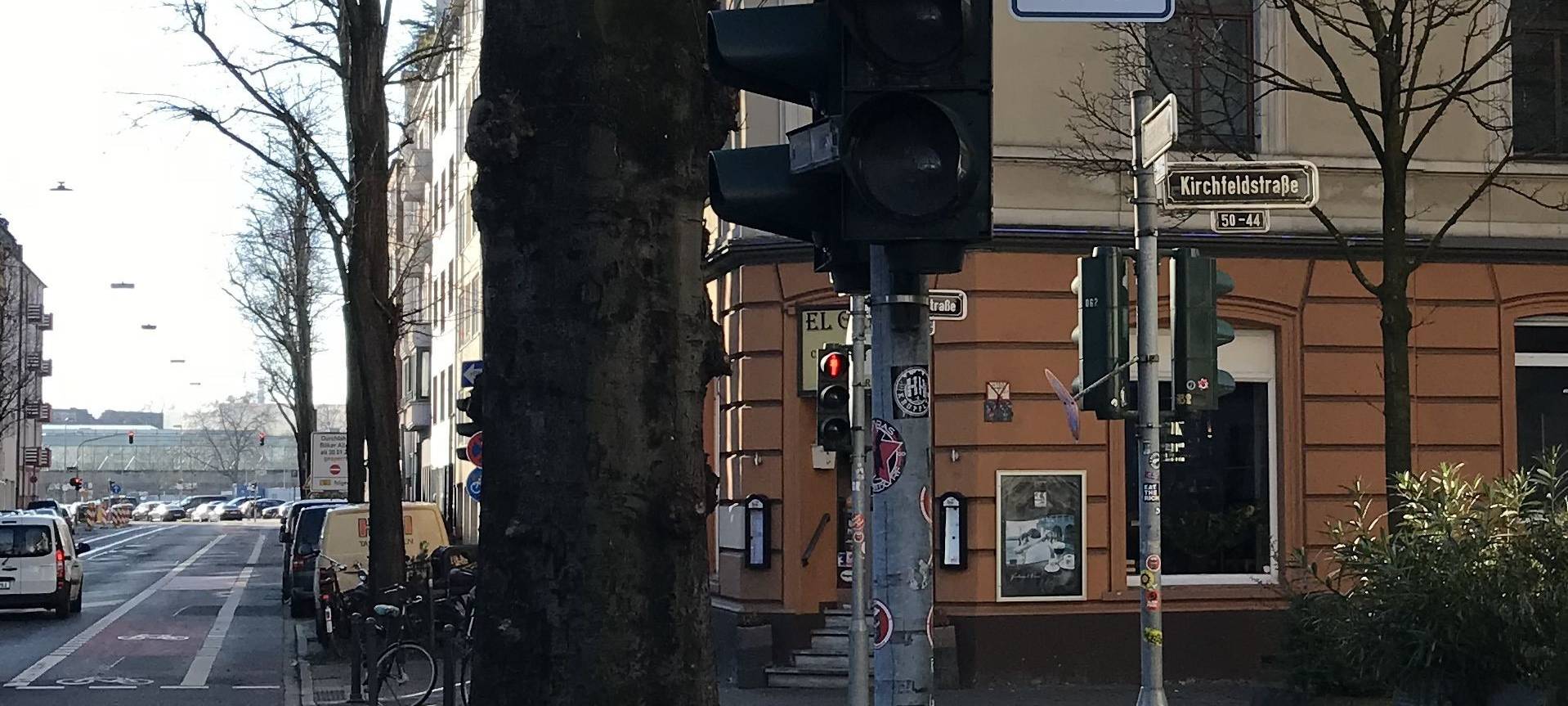 100 Grünpfeile in Düsseldorf