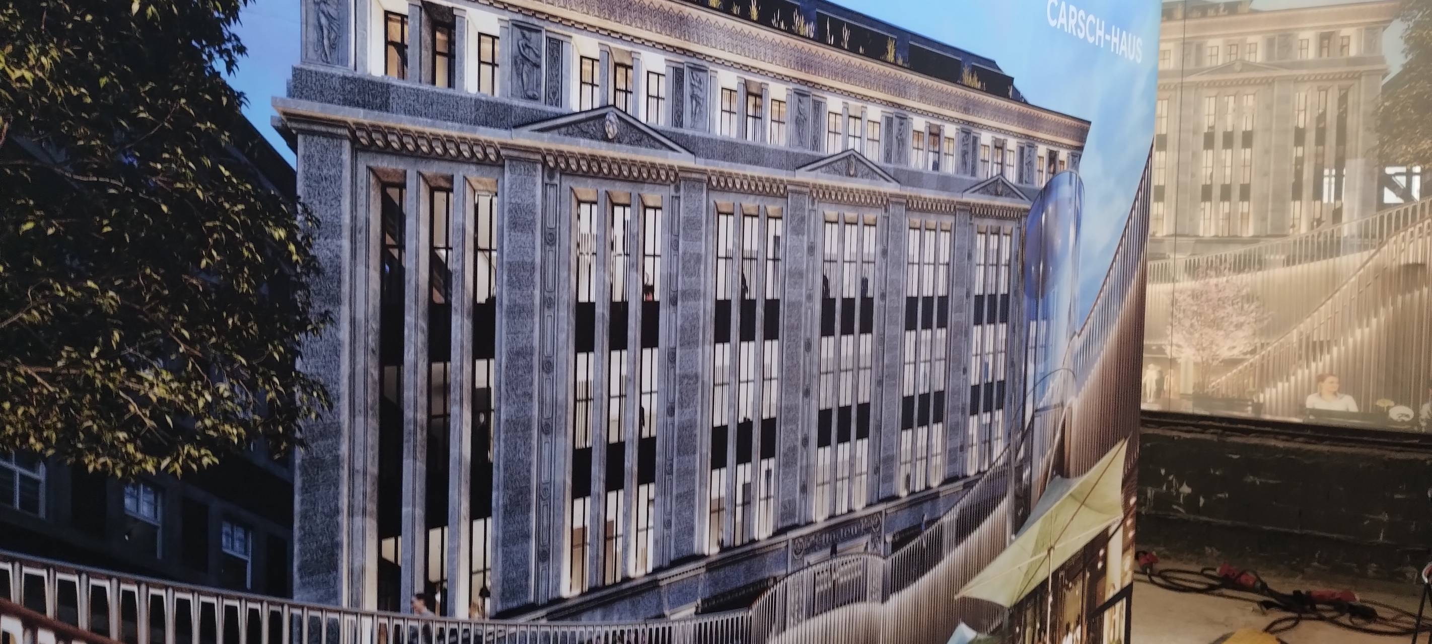 Düsseldorf: Spatenstich für Umbau des Carsch-Hauses