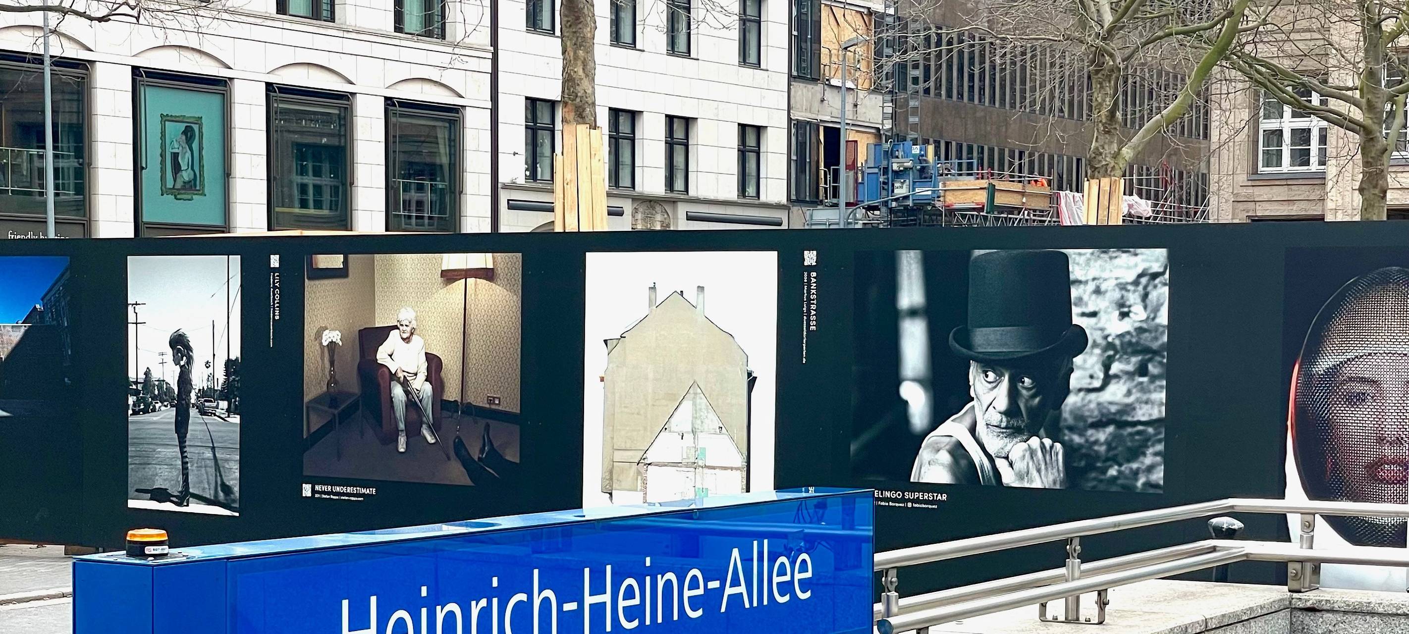 Düsseldorf: Fotogalerie an Carsch-Haus-Baustelle verlängert