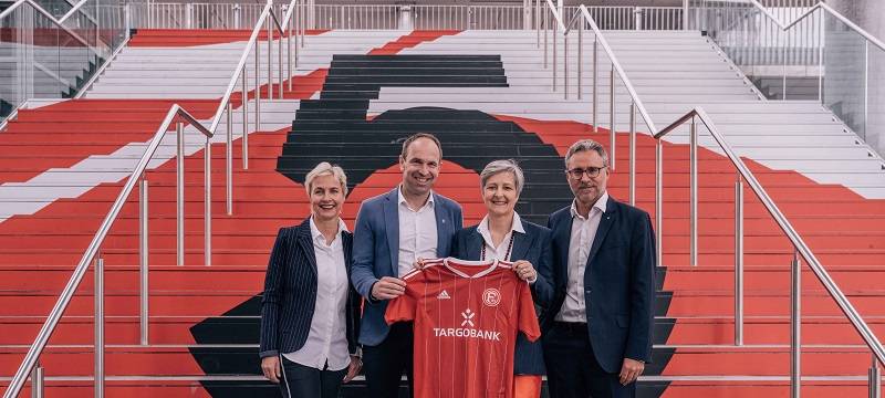 Fortuna Düsseldorf & der neue Trikotsponsor Targobank