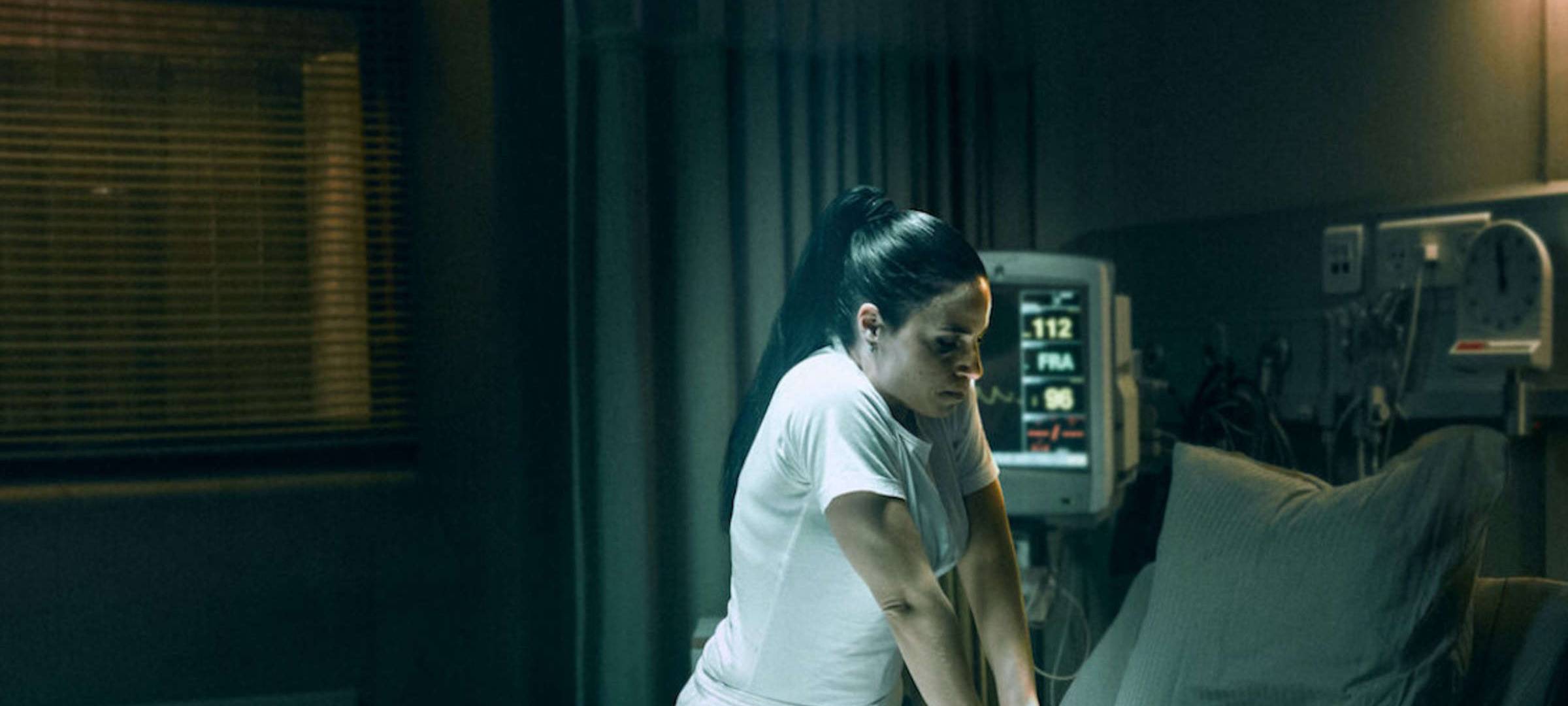 Christina führt eine Wiederbelebung durch.