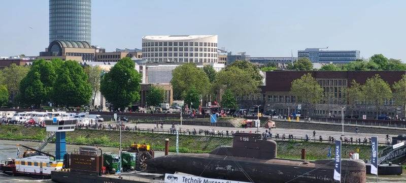 U-Boot kommt heute an Düsseldorf vorbei