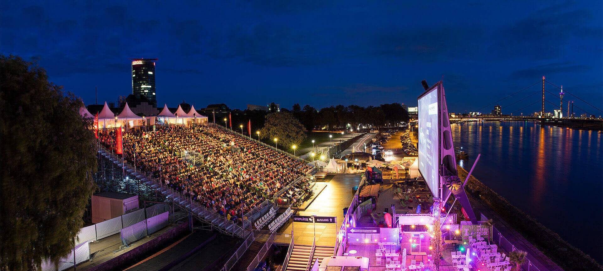 Düsseldorf: Open-Air-Kino endet und wird abgebaut