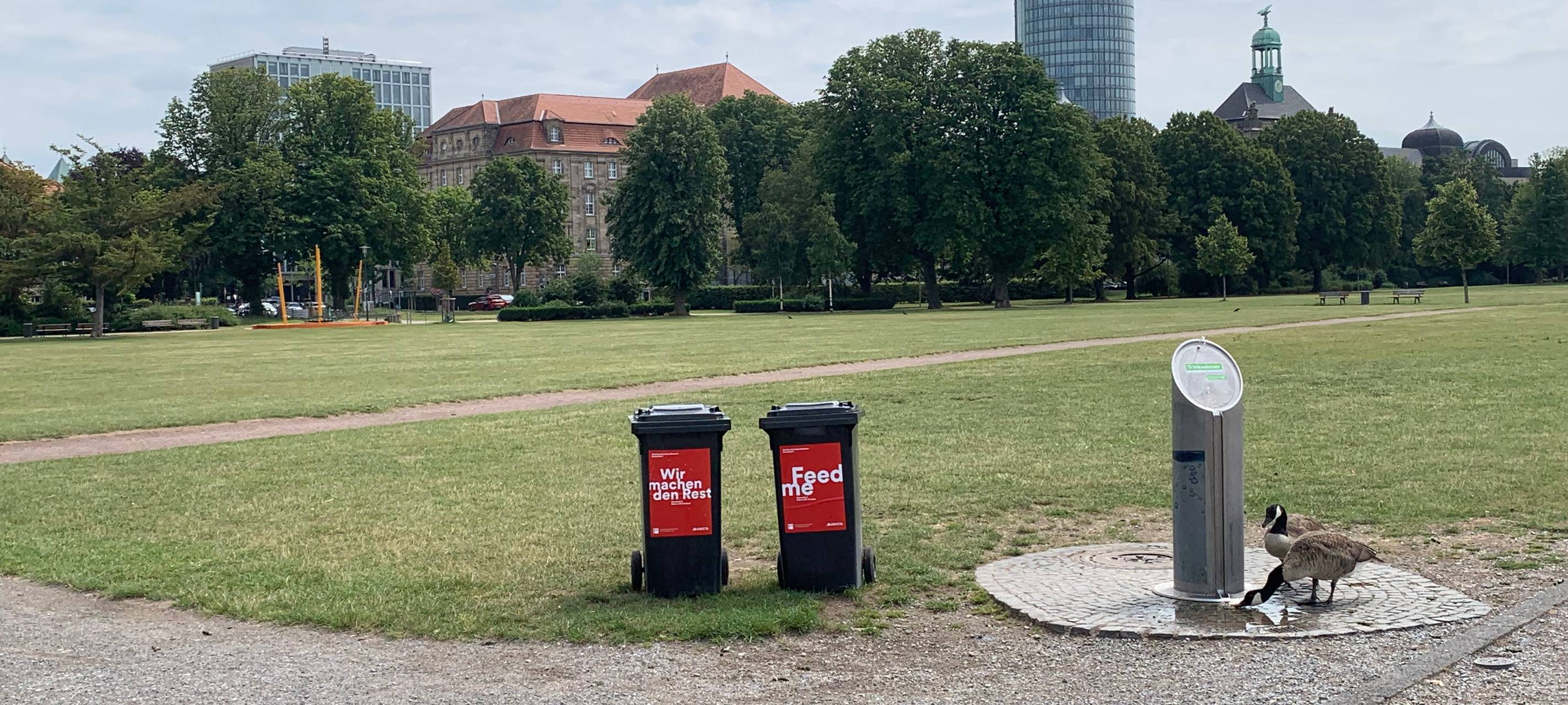 Düsseldorf: Mehr Sauberkeit in Parks