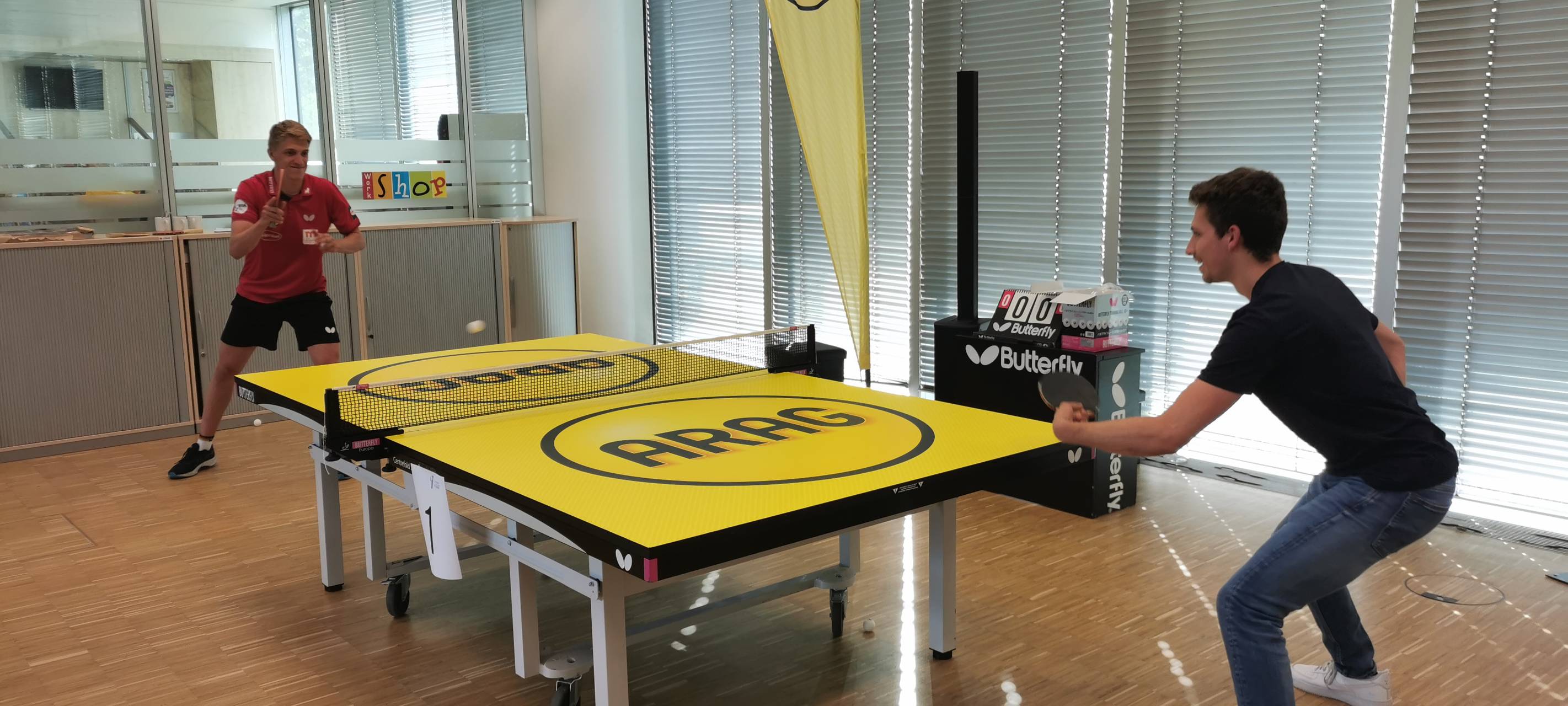 1-Punkt-Tischtennis WM in Düsseldorf