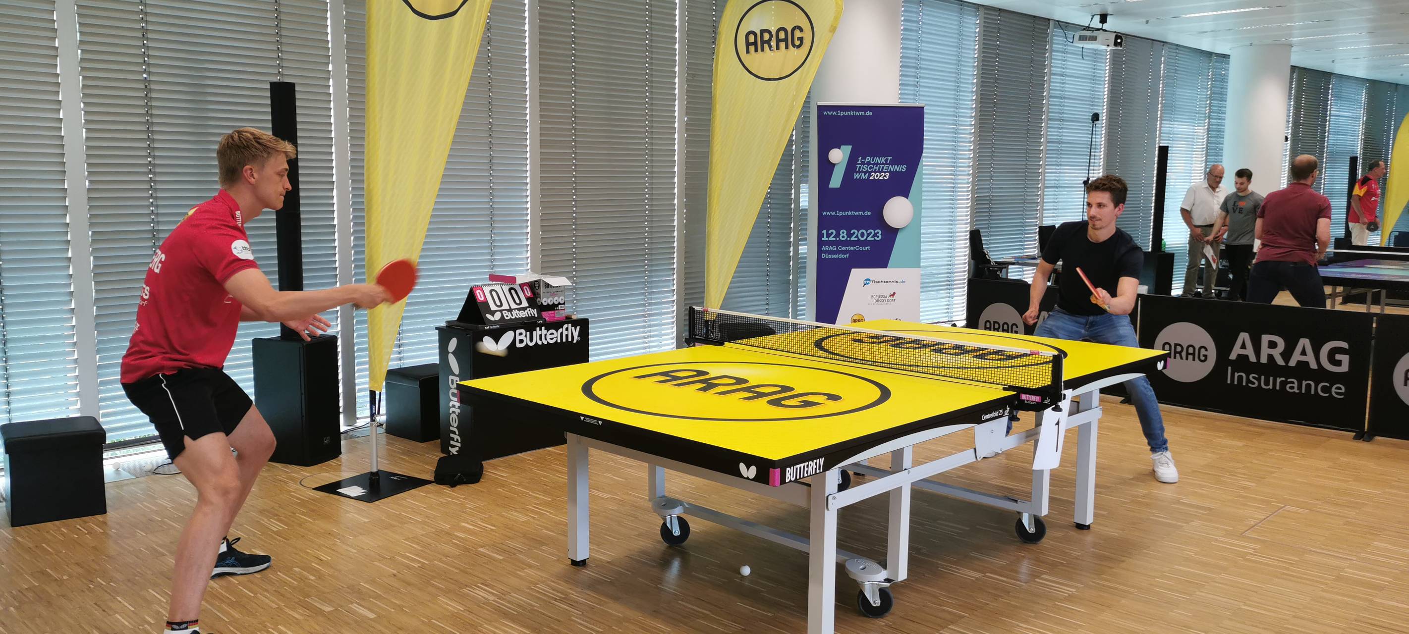 1-Punkt-Tischtennis WM in Düsseldorf