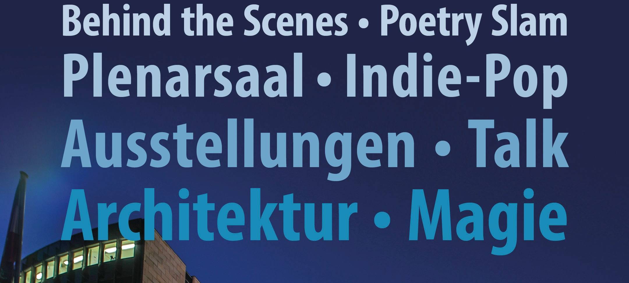 29. September 2023: Parlamentsnacht - Landtag macht die Nacht zum Tag