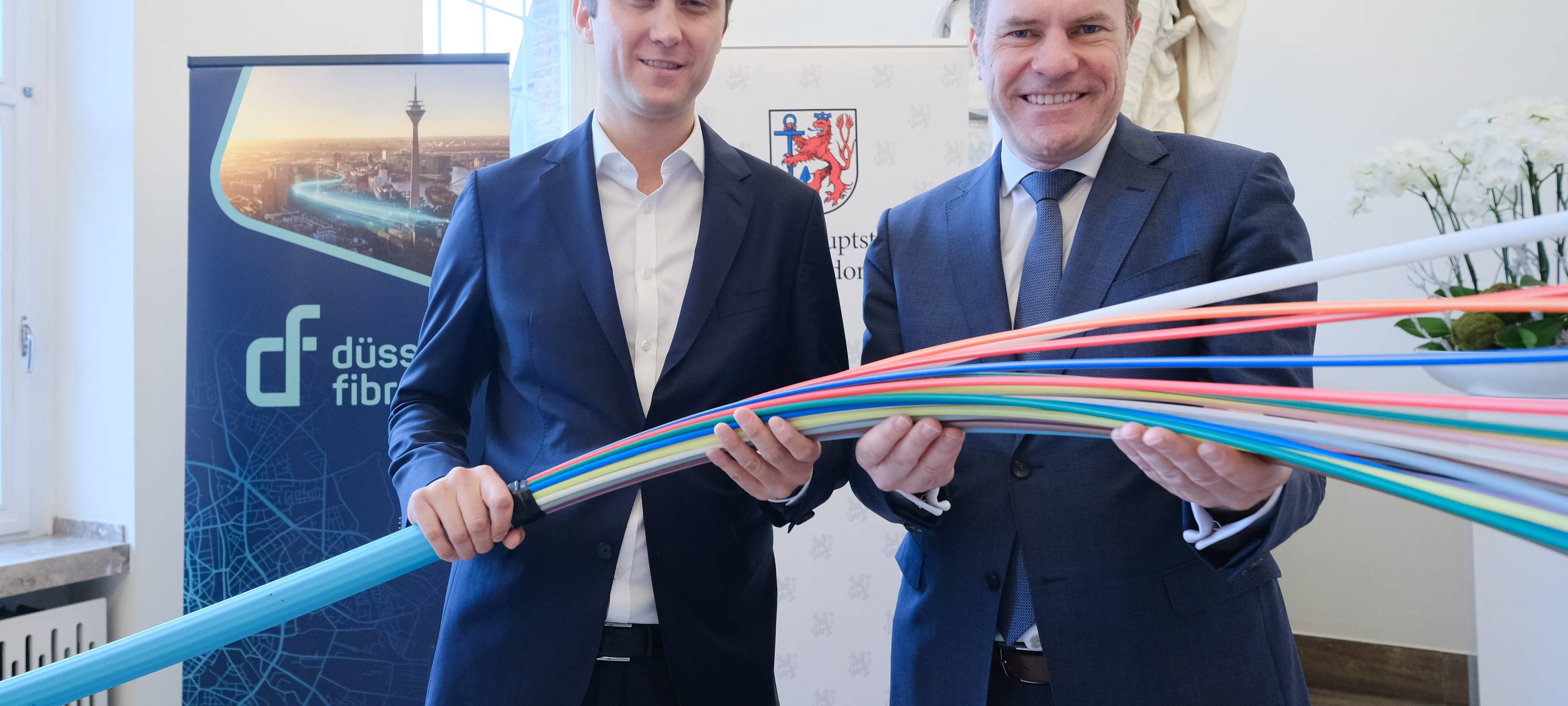 Glasfaser-Ausbau in Düsseldorf schreitet voran