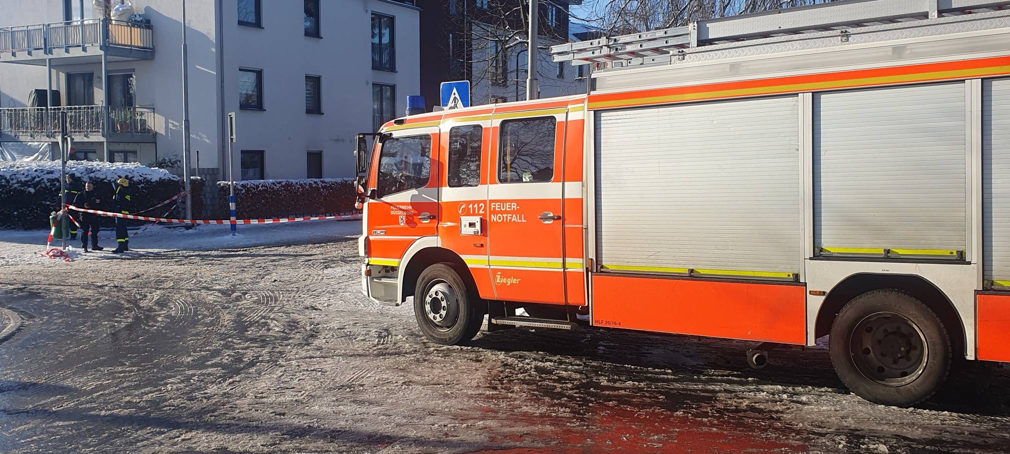 Einsturzgefährdetes Gebäude in Unterbach: Einsatz beendet
