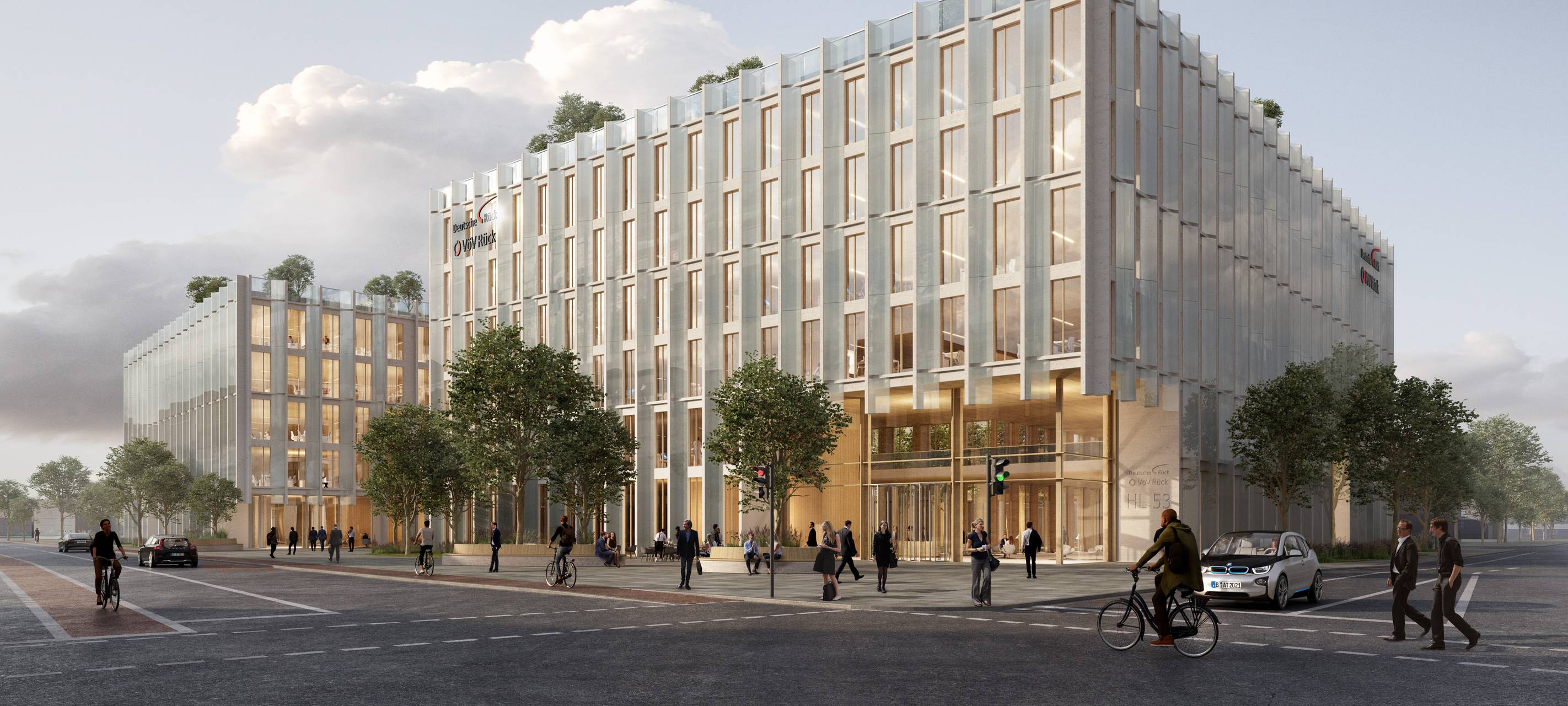 "Twin Cubes": neues Gebäude in Düsseldorf Heerdt