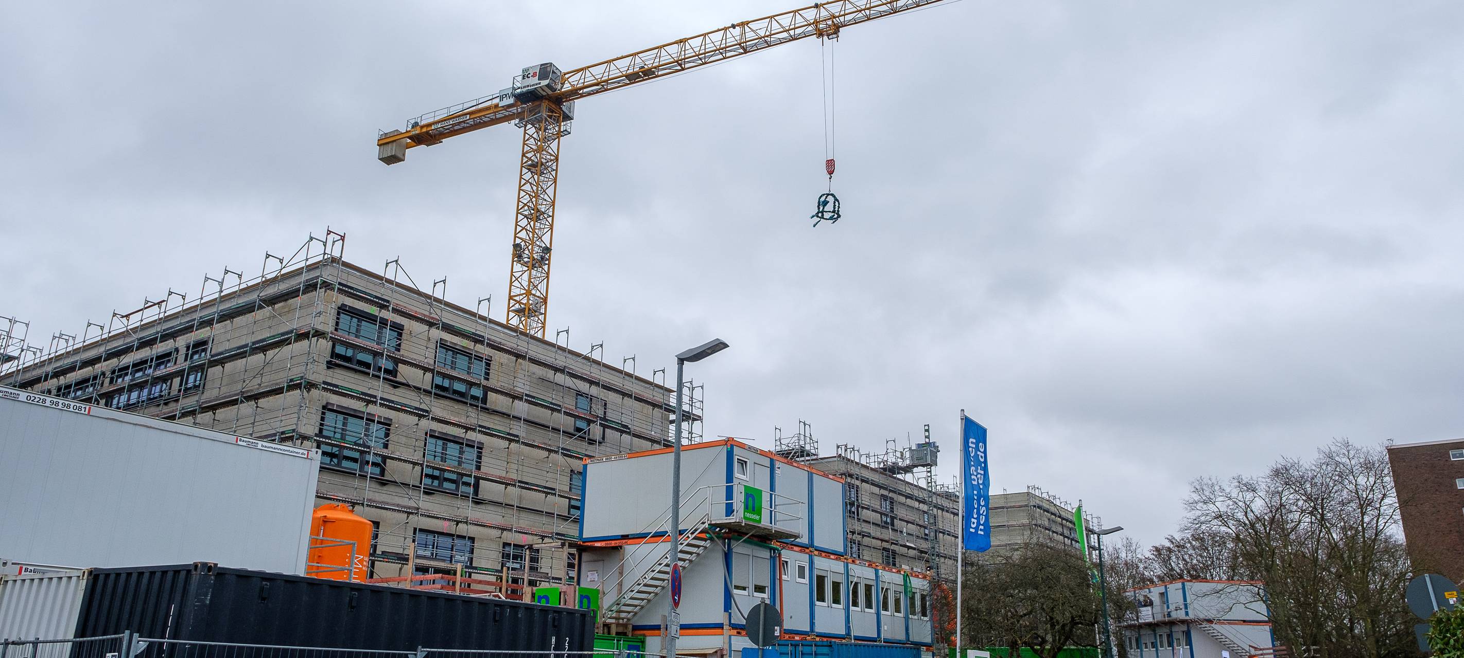 Richtfest für neue Gesamtschule in Düsseldorf-Heerdt