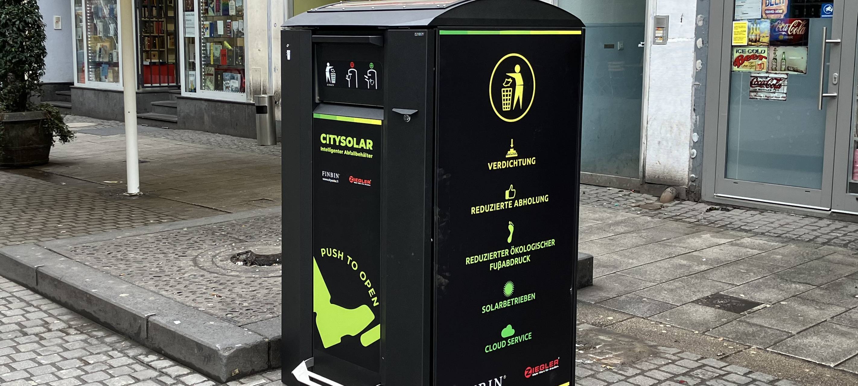 Stadtsauberkeit: Düsseldorf testet neue Mülleimer