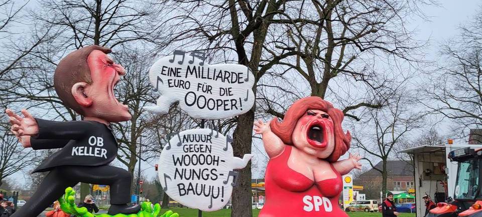 Düsseldorf: Die politischen Mottowagen 2025