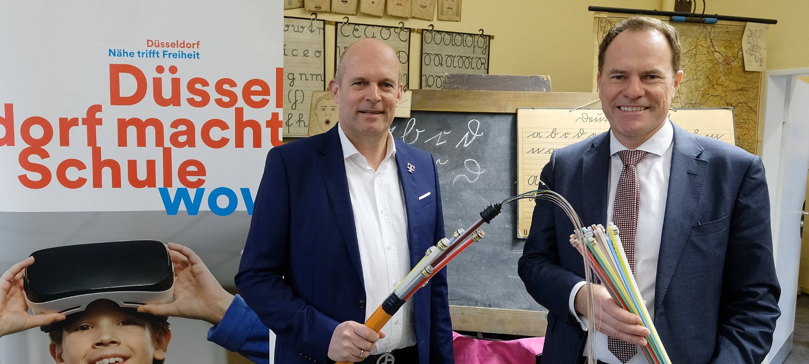 Schnelles Internet für Düsseldorfer Schulen