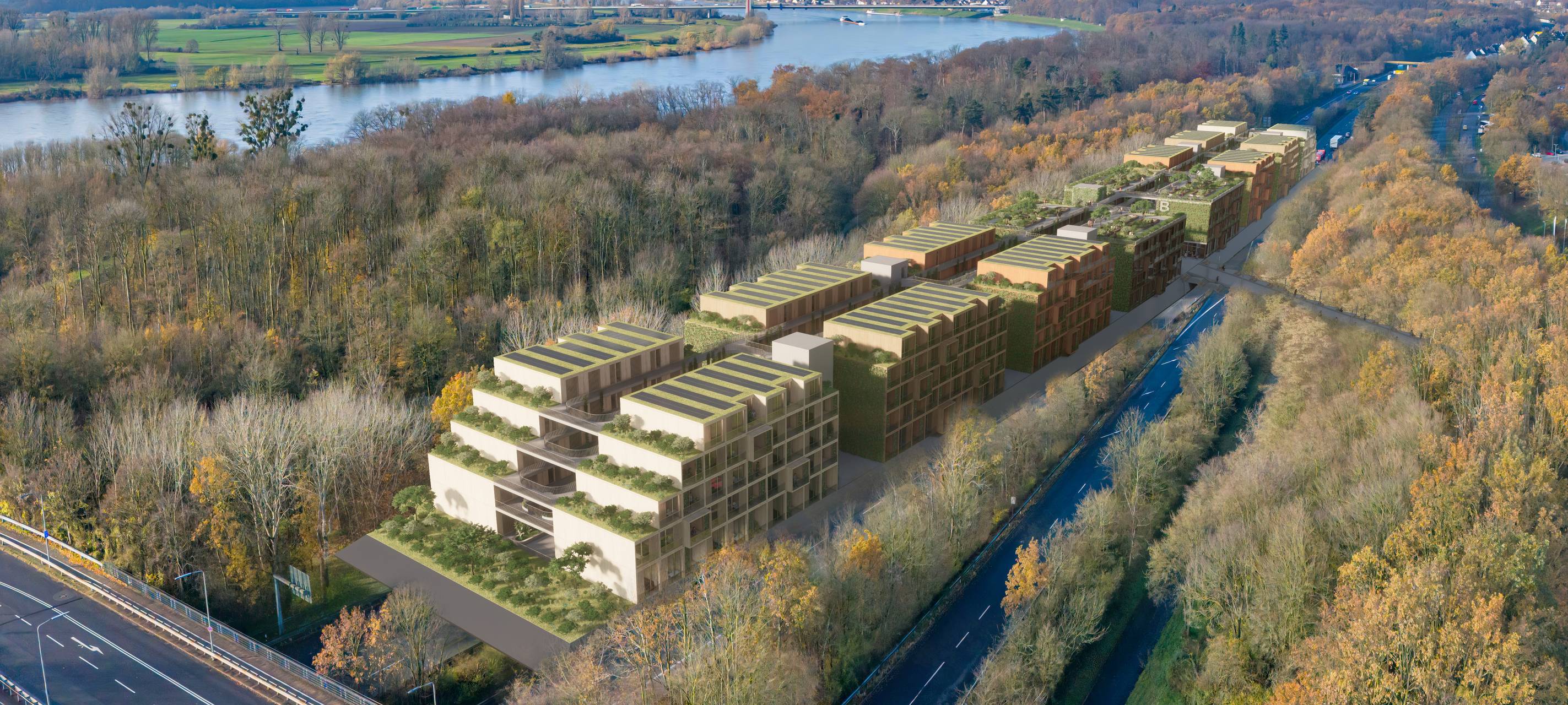 Projekt in Düsseldorf: Wohnen über der Münchener Straße