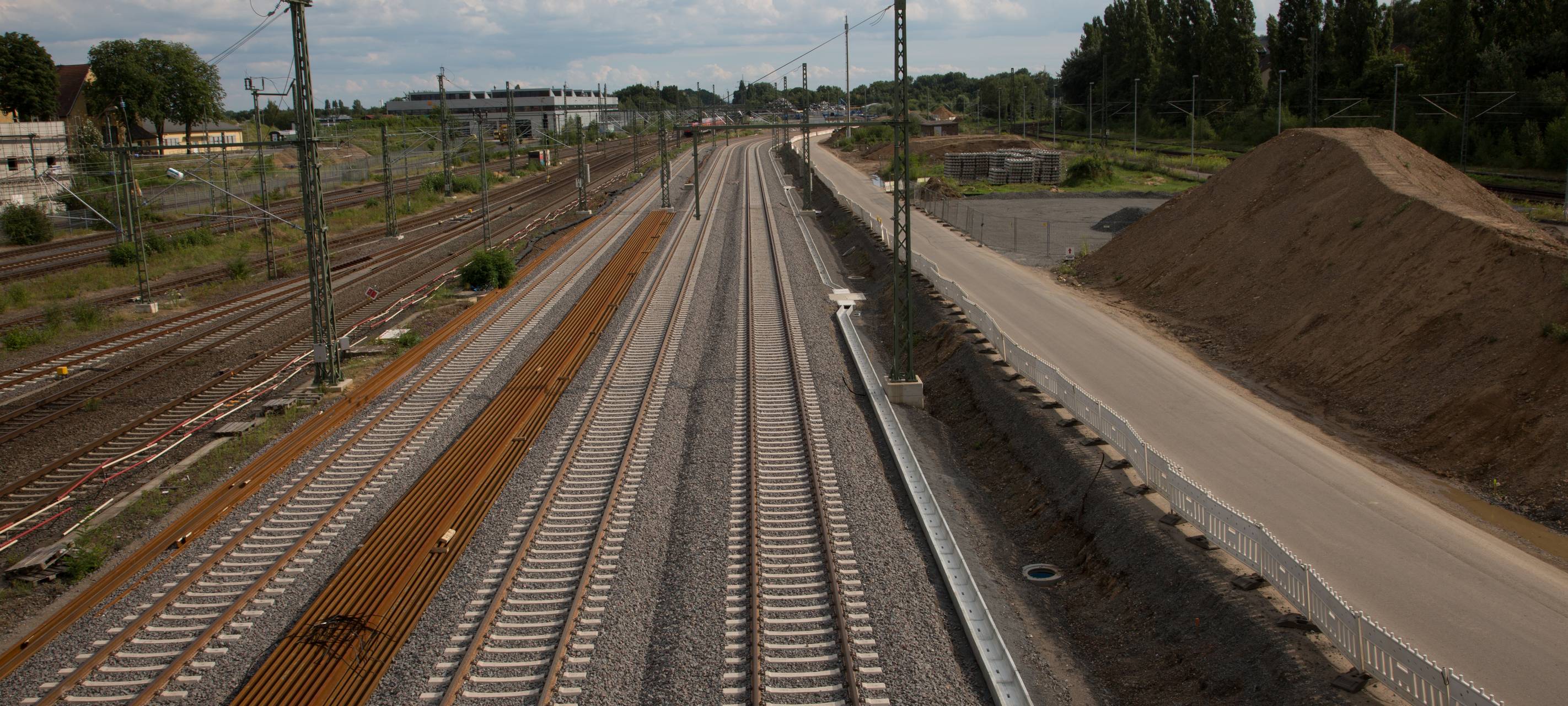 Bauarbeiten der Bahn zwischen Düsseldorf und Duisburg