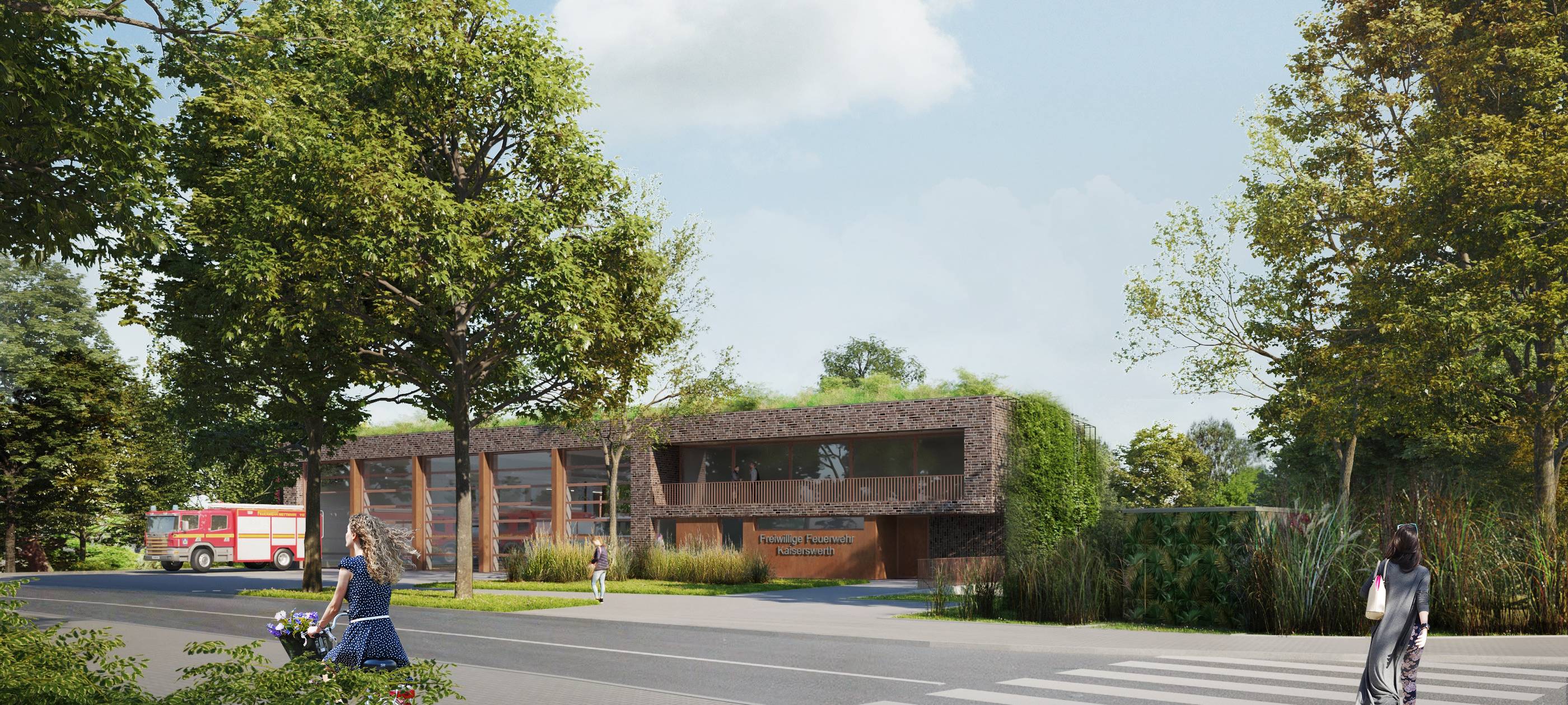 Düsseldorf-Kaiserswerth: Spatenstich für neue Wache