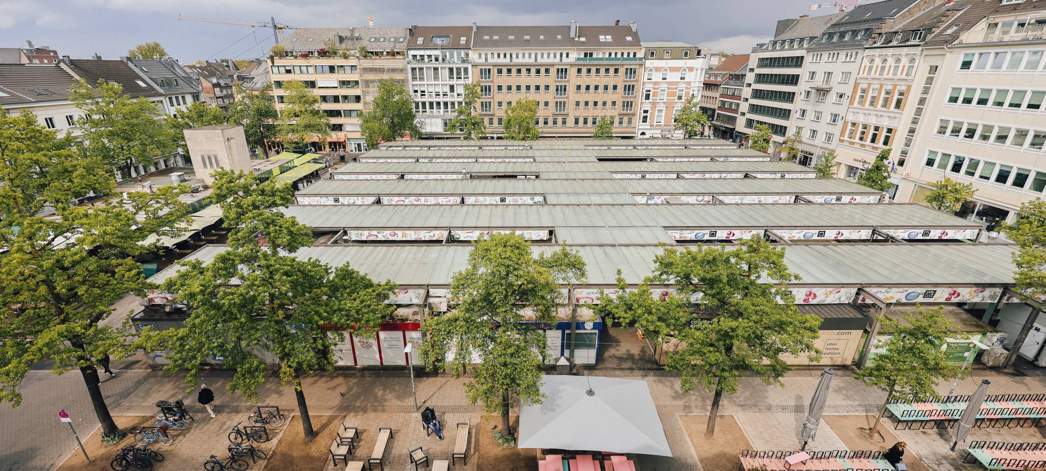 Wiedererföffnung des Düsseldorfer Carlsplatzes