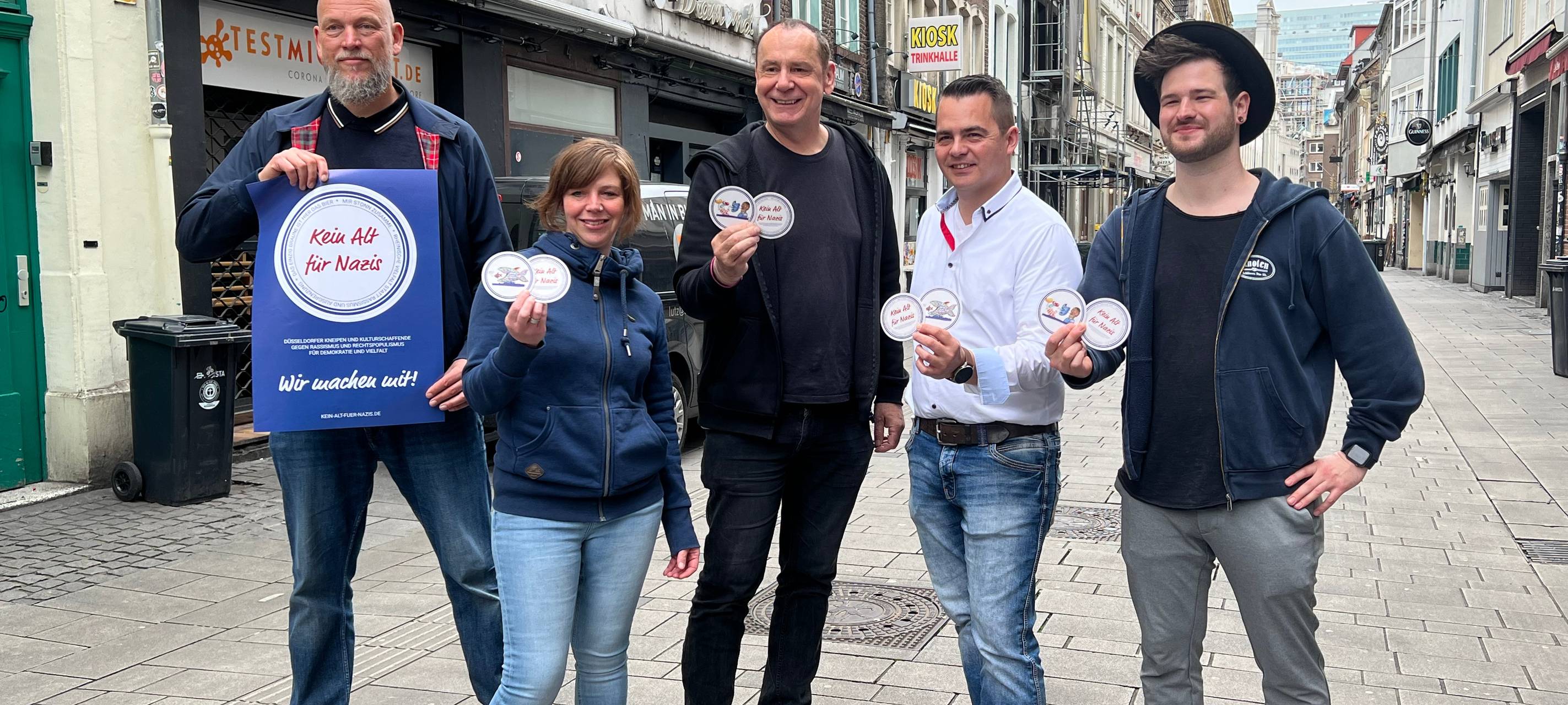 Düsseldorf: "Das einzig Braune ist hier das Bier"