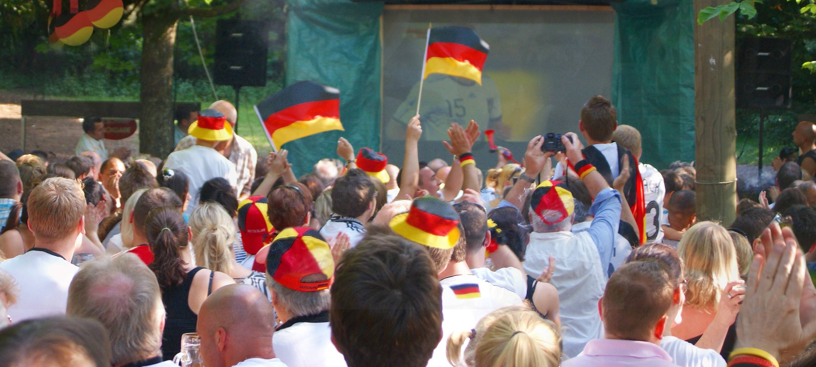 Viel Public Viewing in Düsseldorf