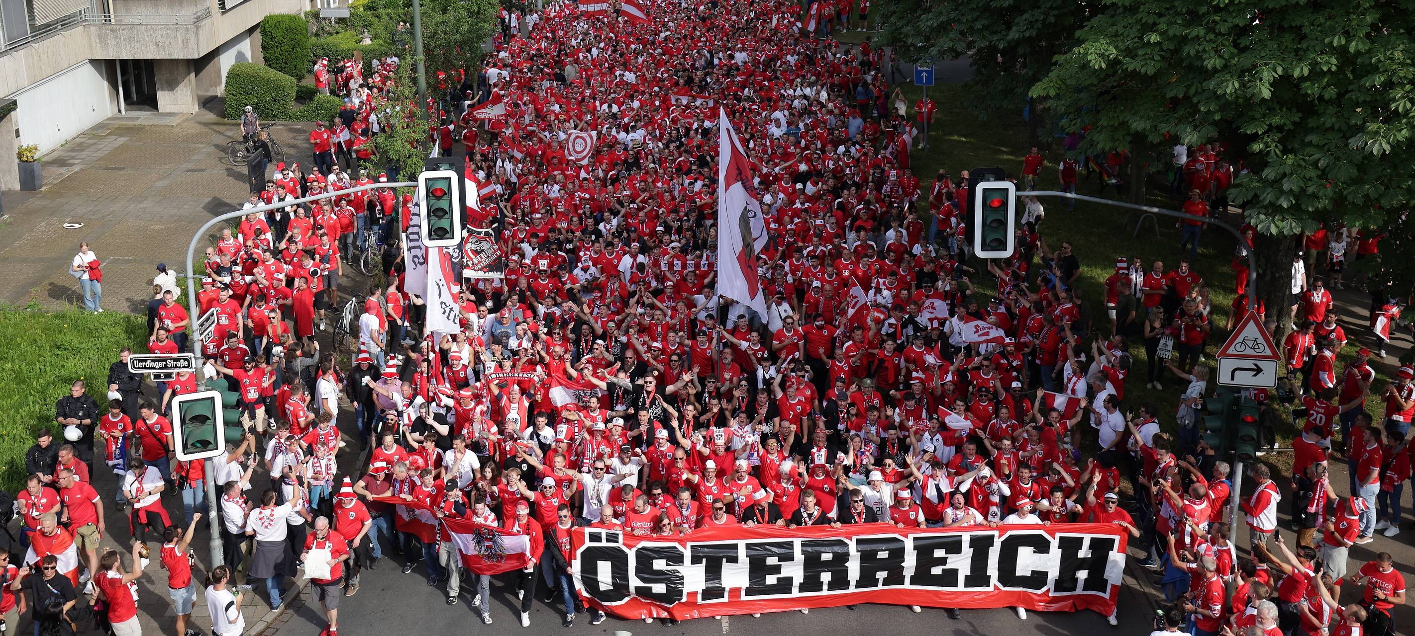 Düsseldorf: Polizei für das Viertelfinale gerüstet