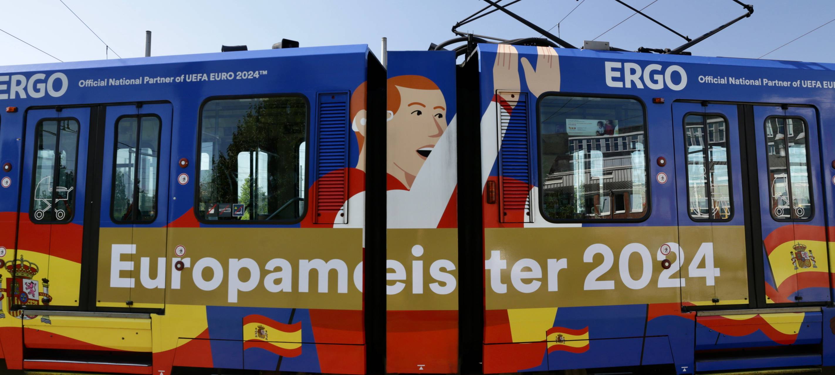 EM 2024: "Spanien-Bahn" fährt weiter durch Düsseldorf