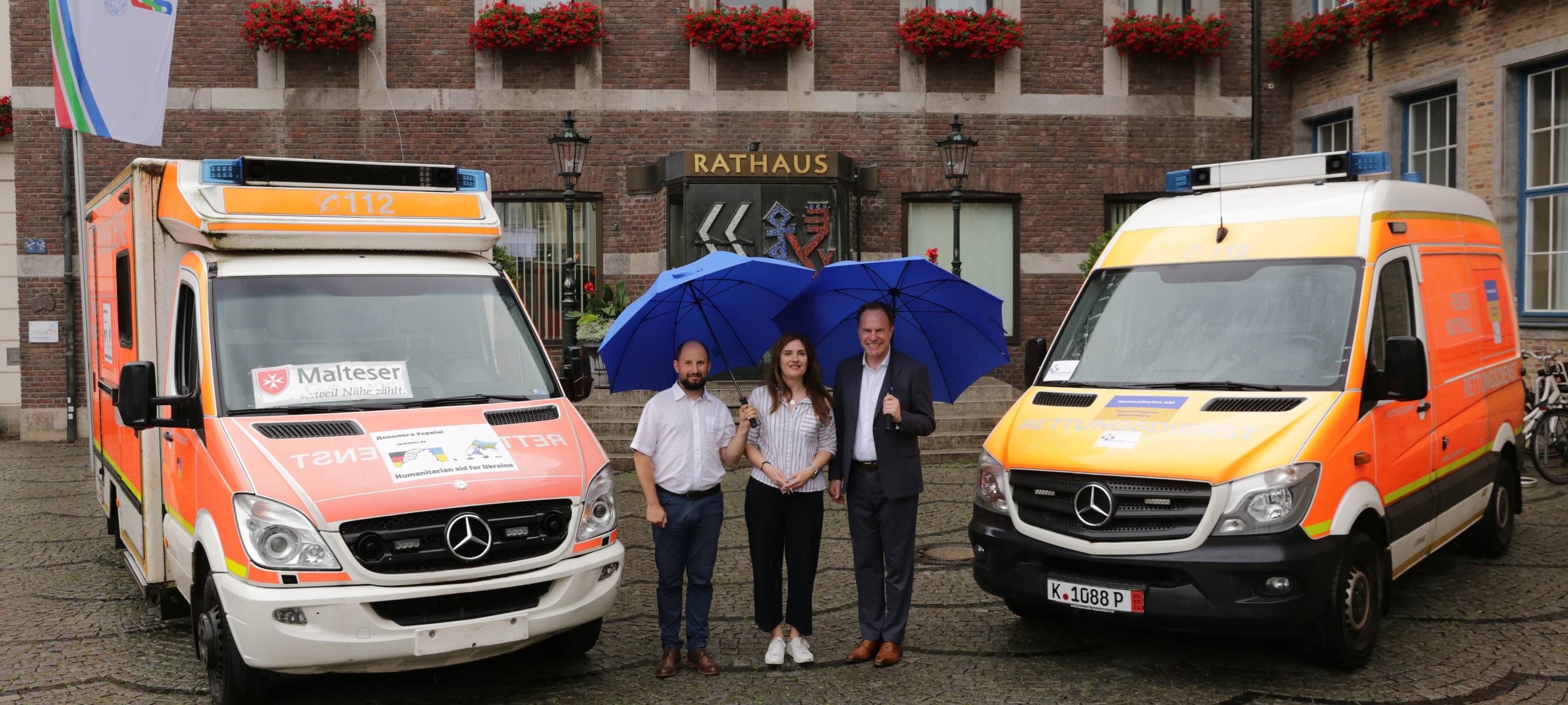 Düsseldorf schickt zwei Krankenwagen in die Ukraine