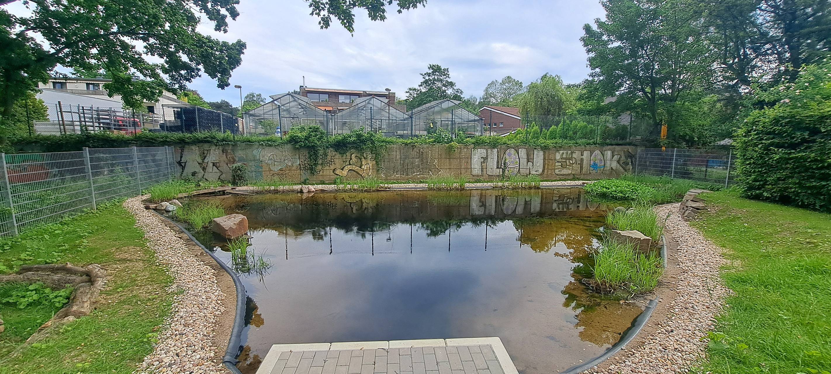 Düsseldorf Bilk: Neuer Schulteich enthält geschützte Arten