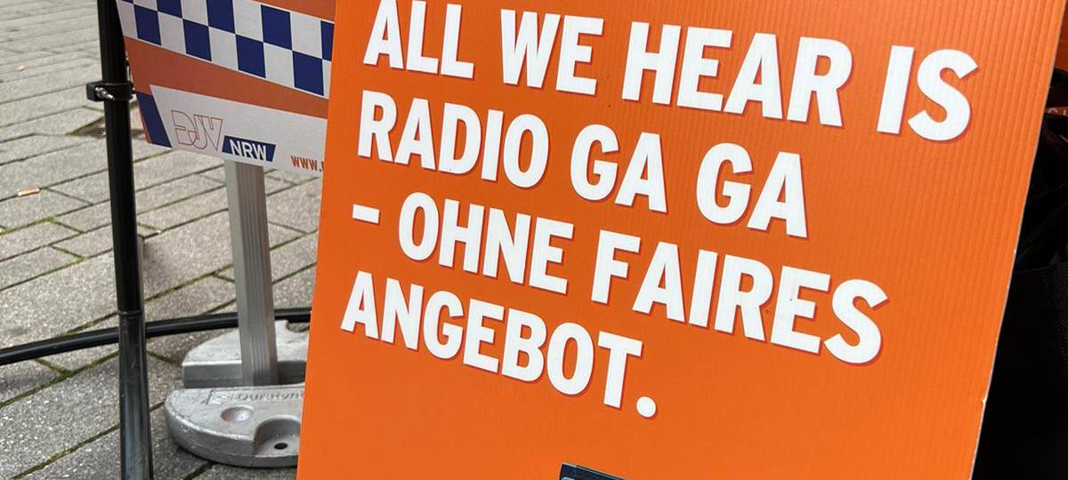 Warnstreik bei Antenne Düsseldorf: DJV-NRW fordert faire Löhne