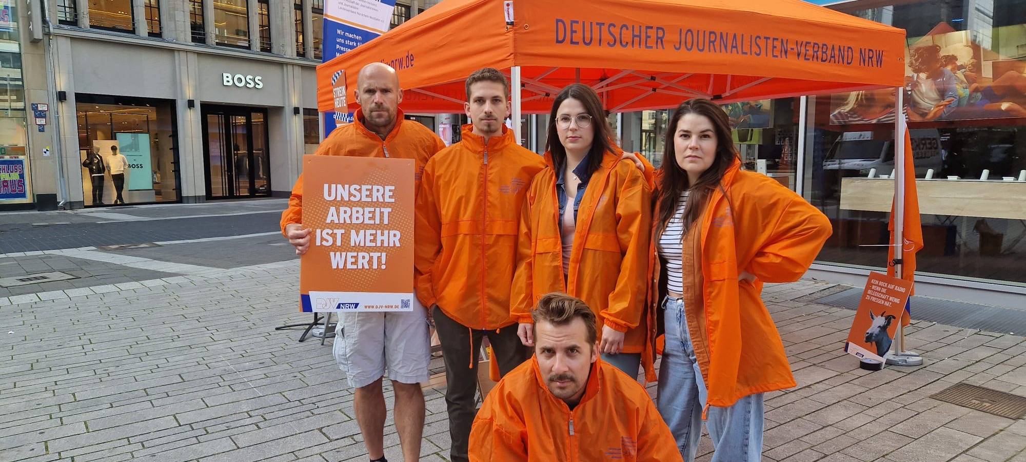 Warnstreik bei Antenne Düsseldorf: DJV-NRW fordert faire Löhne