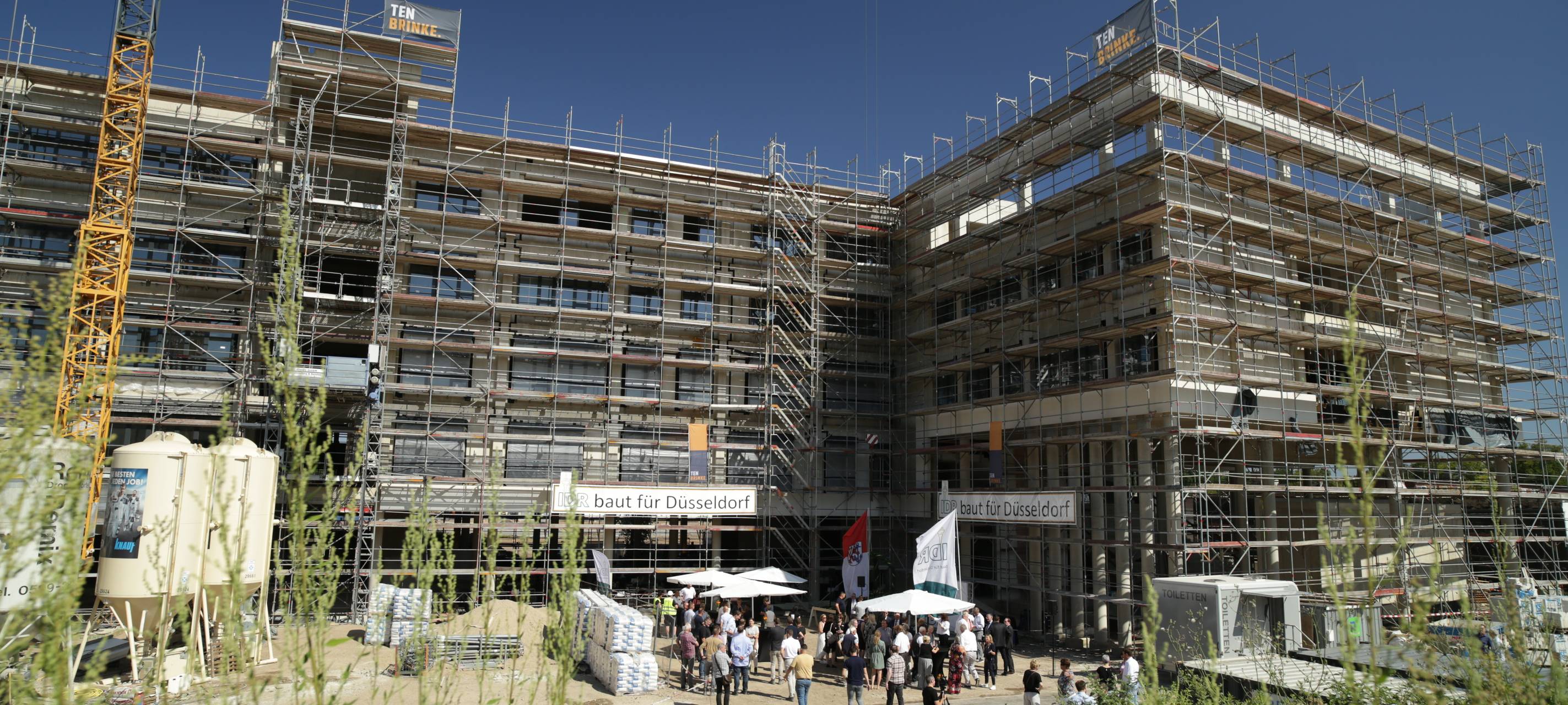 Fortschritte beim Bau der neuen Realschule Benrath