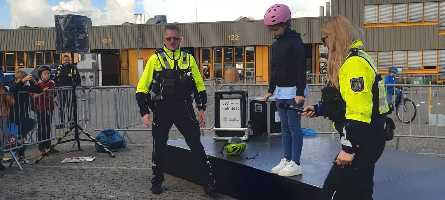 Verkehrssicherheitstage für Schulkinder in Düsseldorf