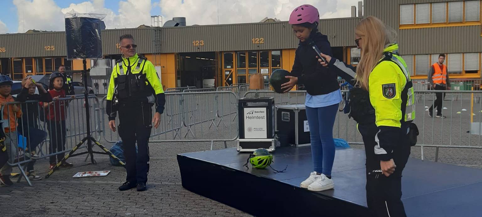 Verkehrssicherheitstage für Schulkinder in Düsseldorf
