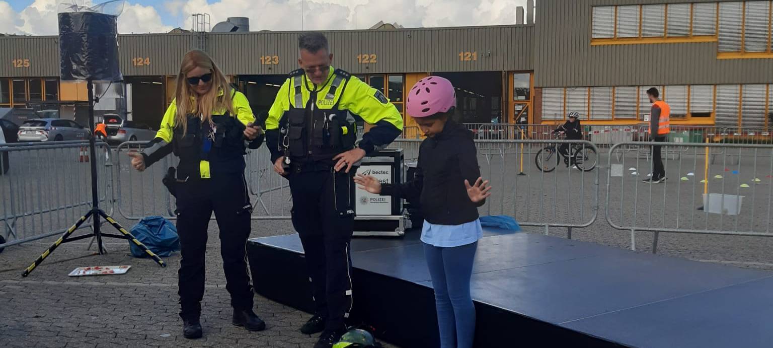 Verkehrssicherheitstage für Schulkinder in Düsseldorf