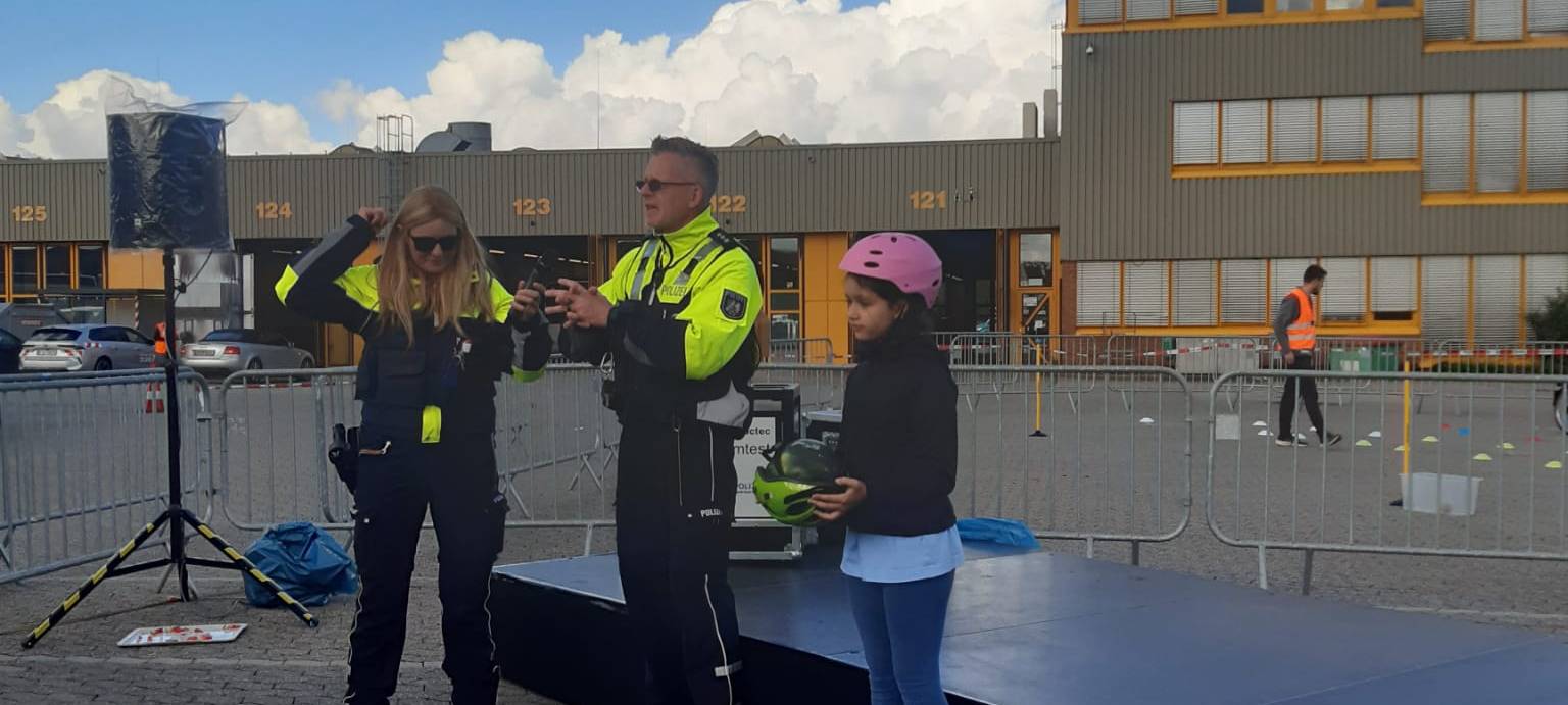 Verkehrssicherheitstage für Schulkinder in Düsseldorf