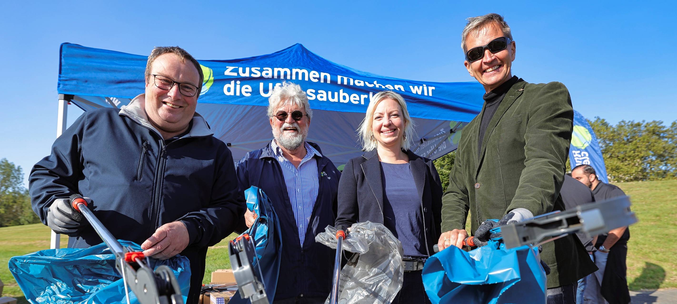 RhineCleanUp: 26 Tonnen Müll in Düsseldorf gesammelt