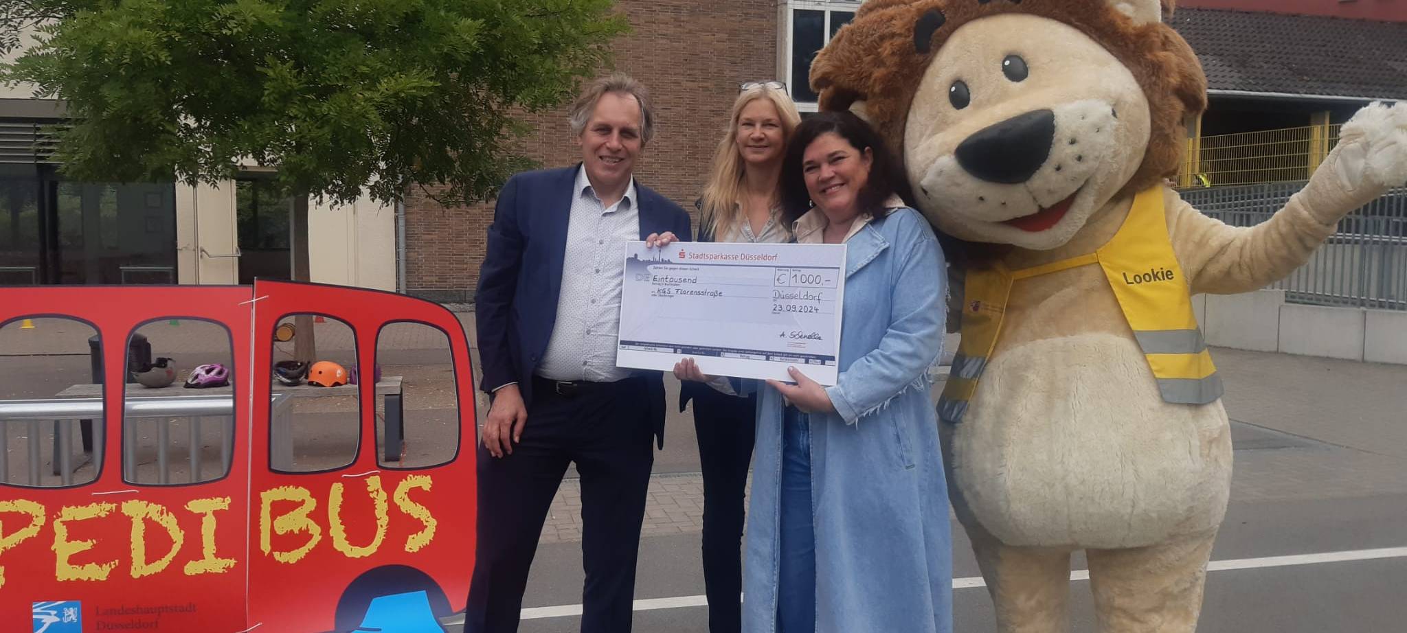 Erfolgreicher Walk-to-School-Day in Düsseldorf