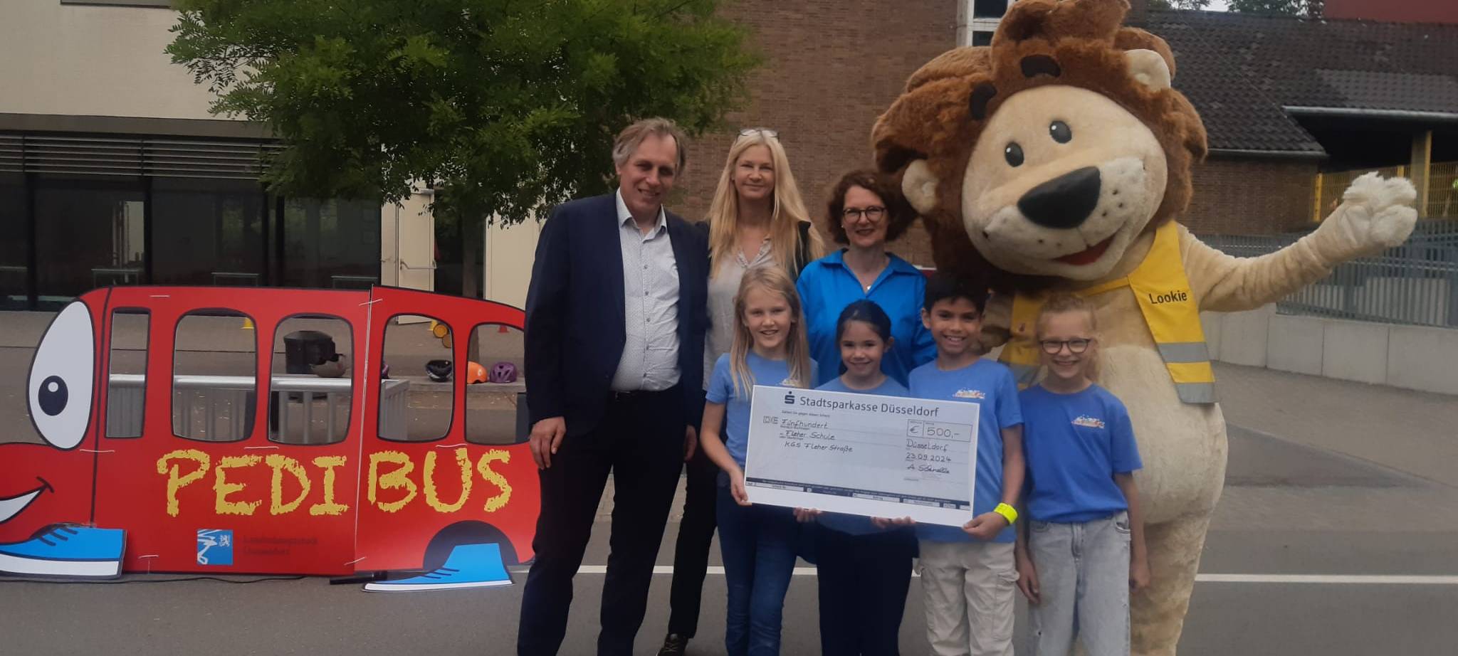 Erfolgreicher Walk-to-School-Day in Düsseldorf