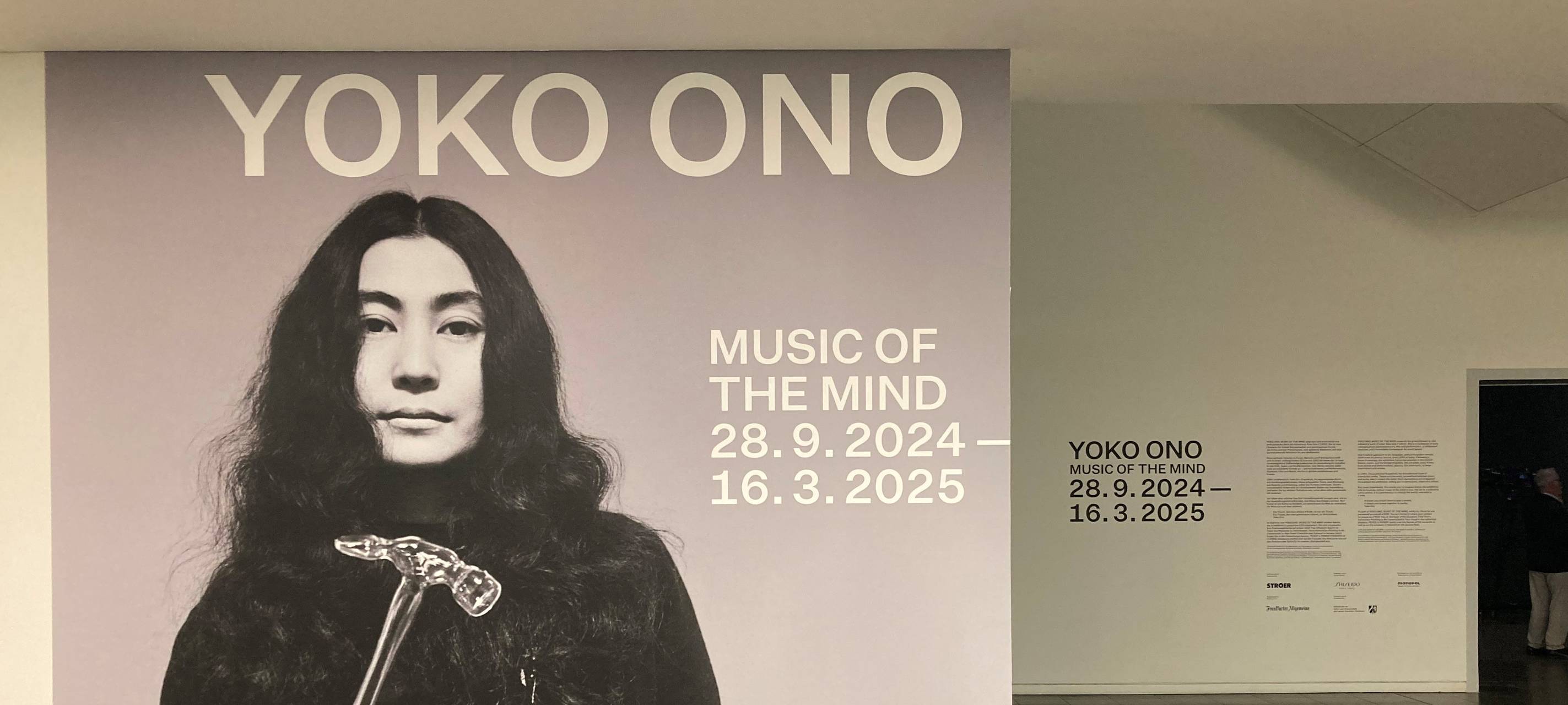 Yoko Ono Ausstellung "Music of the Mind" im K20 Düsseldorf