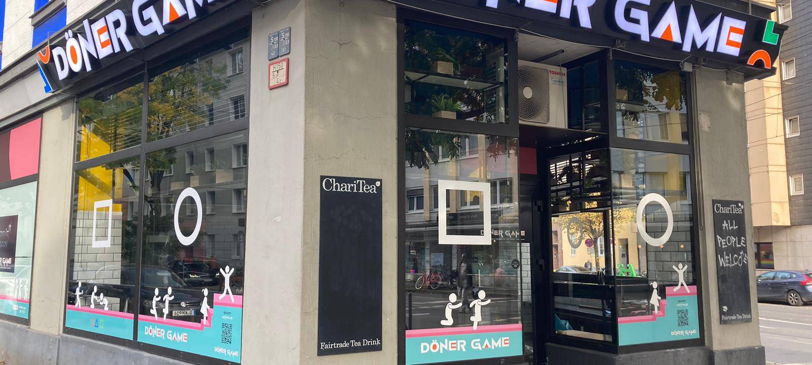 Das Ladenlokal von Döner Game in Düsseldorf.