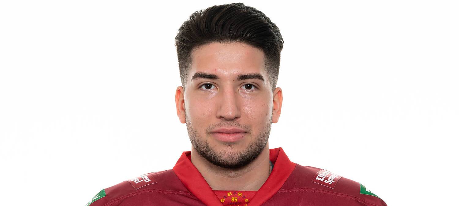 Ein Profibild des an Krebs erkrankten Eishockey-Spielers Tobi Eder.