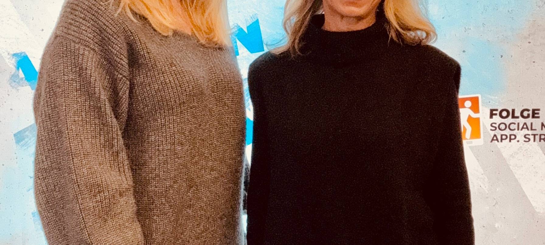 Claudia Monréal mit Bestsellerautorin Anna Kupka