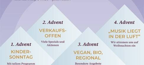 Stadtteil-Weihnachtsmärkte: Ein Werbeplakat zum Weihnachtsmarkt auf der Nordstraße. Unter anderem sind Termine aufgeführt
