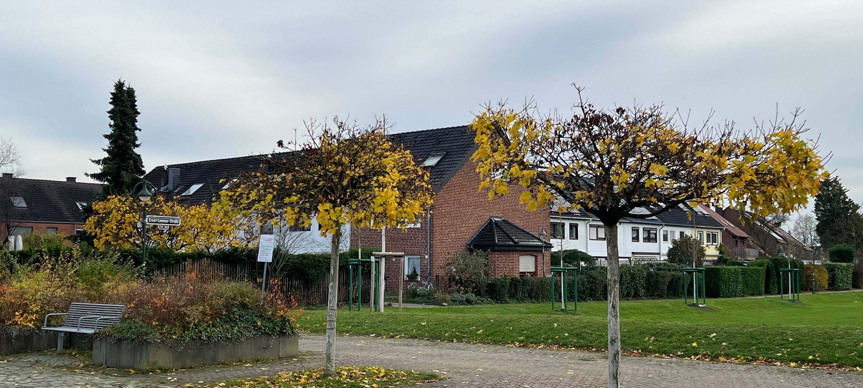 Wohngebiet in Düsseldorf Hellerhof